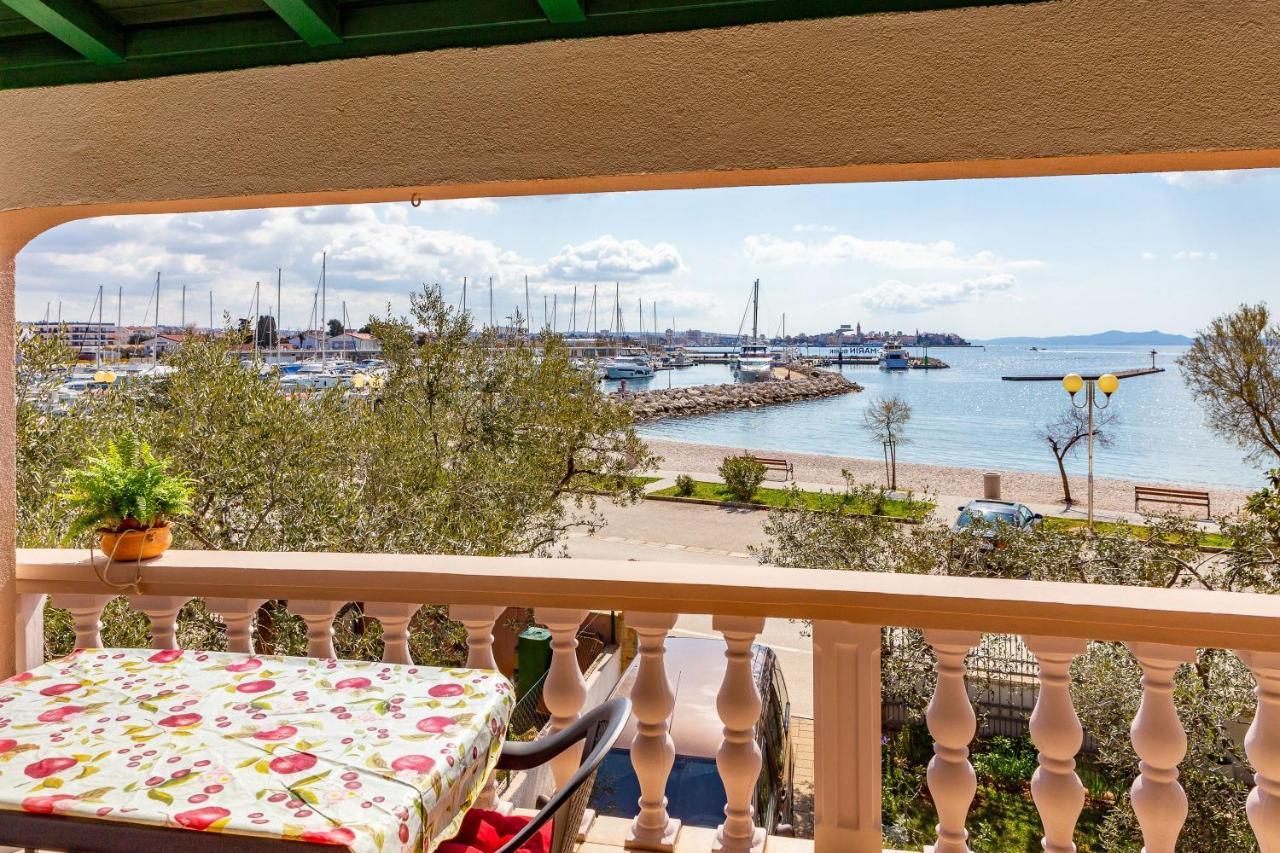 Mare-More Studio W Balcony And Beach Front And View Zadar Zewnętrze zdjęcie